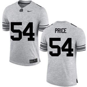 Men's Ohio State Buckeyes #54 Billy Price Gray Nike NCAA College Football Jersey July TGS7044UB